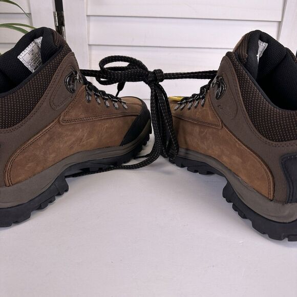 New DieHard Hiker Steel Toe Work Boots Brown Black Lace Up Leather Mens Size 8 D - Picture 7 of 10